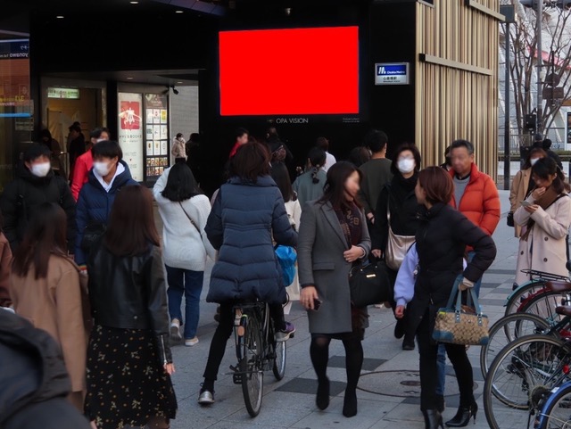 心斎橋OPA ビジョン 広告