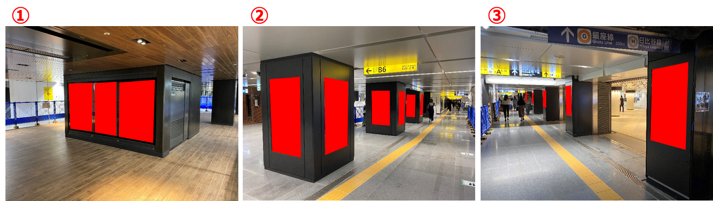銀座駅構内図
