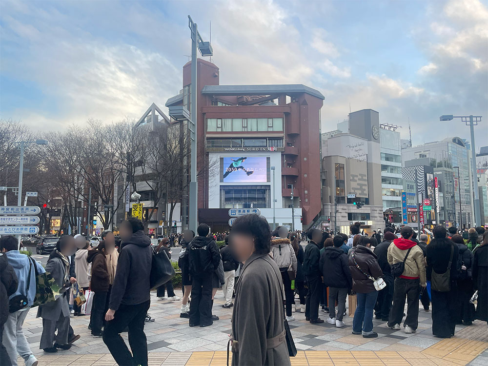 原宿表参道ビジョン 武蔵野大学様広告